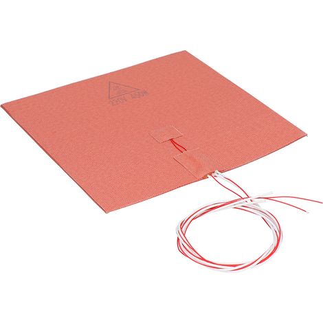 Plateau Chauffant Silicone 250x250x3mm 220V 450W Tapis Thermique pour Imprimante 3D Pièce Accessoire (1/5)