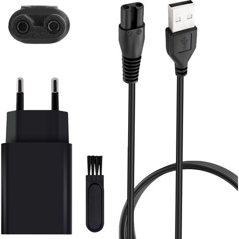 5V Chargeur Rasoir pour, Compatible avec One Blade 360 QP2724 QP2734 QP2834 QP2824 QP1924 QP4631 QP4530 MG7931 MG7962, Chargeur Adaptateur avec USB Câble 1M (1/5)
