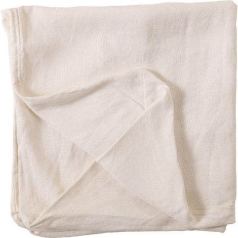 Housse pour Pouf "Monaco" 105x105cm Blanc (1/5)