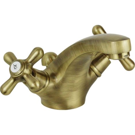 Doppelhebel-Waschtischarmatur in bronzefarbe Gattoni Calypso 5911/REV0  Bronze
