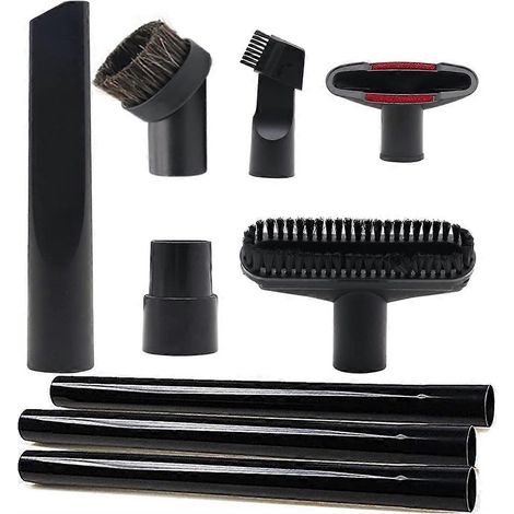 9 pièces embouts pour ShopVac 1 1/4 Inch - 3 pièces aspirateur rallonge Wand, 32mm et 35mm aspirateur tuyau adaptateur (1/5)