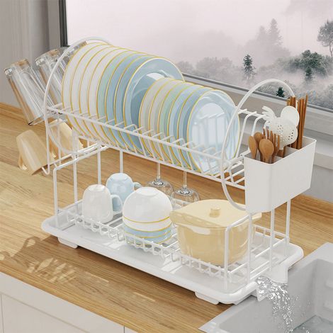 Organizador, práctico y modular, 42 x 23 x 36 cm, blanco (1/5)