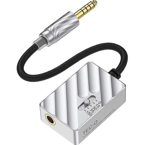 Adaptateur d'impédance 15/30/75/150 ohms pour casque audio, résistance antibruit, écouteurs intra-auriculaires, filtre antibruit, prise casque (1/5)