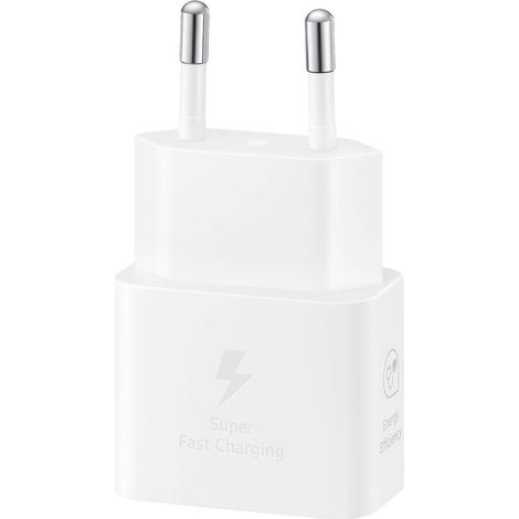 Caricabatterie da parete Samsung GaN USB-C 25W SFC bianco (1/4)
