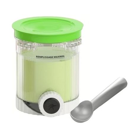 Gobelets et couvercles pour sorbetières Ninja mi Swirl, compatibles avec les séries Ninja NC700, NC701 et NC701C, sans BPA, lavables au lave-vaisselle (1 paquet, vert). (1/5)