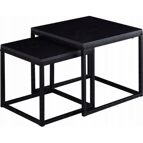 Mesa de centro negra ZY-07 (1/3)