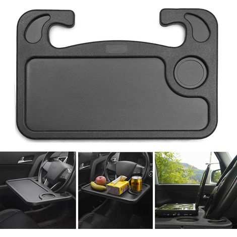 Supporto da scrivania portatile per auto, volante, multifunzionale, per mangiare, lavorare, bere, cibo, beni, vassoio, supporto da scrivania per computer portatile, supporto per volante (1/5)