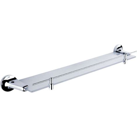 Nimco Monolit - Estante, longitud 58 cm, cristal esmerilado/cromo MO 4091X-26