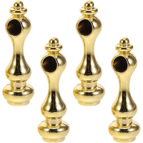 4 pièces Capuchon de Poteau pour Mobilier de Accessoires pour Balustrade Verre Connecteurs Décoratifs pour Armoires (Tous les passages) (1/5)