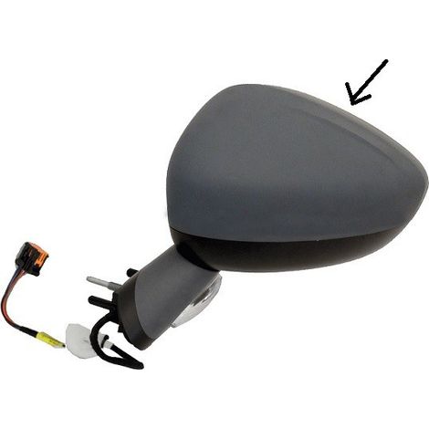 Rétroviseur rabattable électriquement gauche à peindre avec mémoire Citroen C4 2 2010-2018