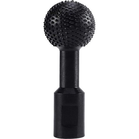 Utensile per incisione scanalature in legno a sfera da 14 mm, fresa rotativa a sfera, lima rotativa a sfera in acciaio per macchine foratrici e rettificatrici, lucidatura e incisione, nero (1/5)