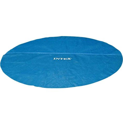 Solar Poolabdeckung Blau 470 cm Polyethylen INTEX