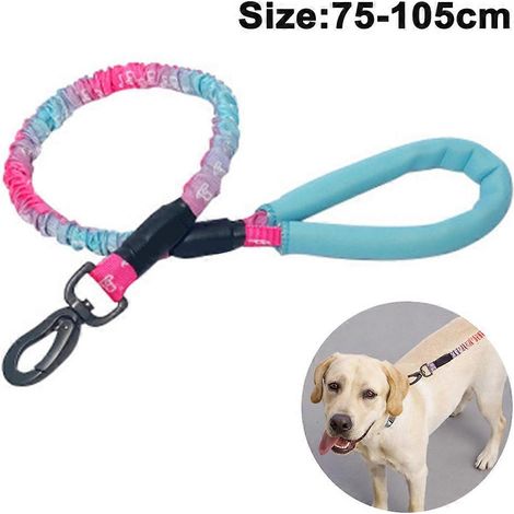 Élastique, corde, laisse, grande, moyenne, chiens, anti-traction, amortisseur de chocs (1/4)