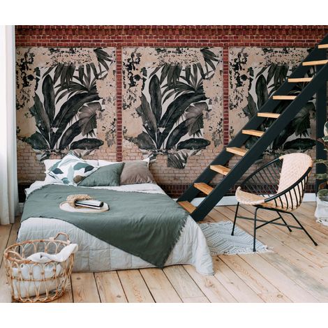 A.S. Creation Fototapete Livingwalls The Wall II 392451 Ein Motiv pro Rolle 2.80 x 1.59 m Steinoptik Braun (1/3)