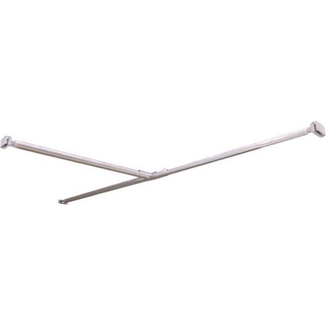 ONDEE ZEN - Barre de retour 90cm - A fixer sur barre de fixation murale 8mm - Inox