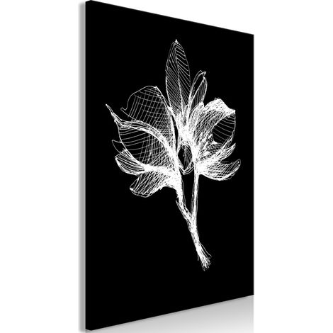 Peinture - Fleur de nuit (1 partie) verticale (1/3)