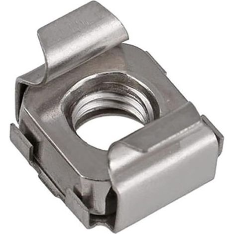 Écrou cage pour cartes, écrous en acier inoxydable, clip carré (1/5)
