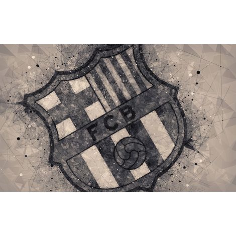 Papier peint panoramique Foot / Football - FCB Barcelone - 130 cm x 81 cm (1/2)