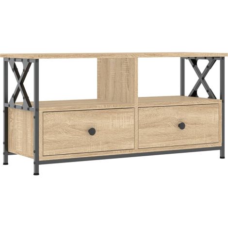 Maison Exclusive - TV-Schrank Sonoma-Eiche 90x33x45 cm Holzwerkst