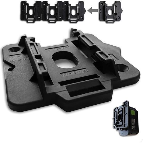 5X SLE Support de Batterie Professionnel pour Festool 12 V 15 V 18 V Support Mural pour Batterie BP BPS BPC LI C HP HPC ASI 12 15 18 2,5 2,6 3,1 4,0 5,0 5,2 6,2 8,0 Ah (1/4)
