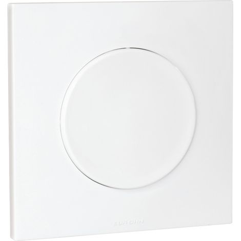 Obturateur complet avec griffes et plaque - SQUARE EASY blanc - Eur'Ohm
