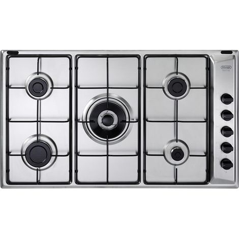 De'Longhi YAL 59 DD piano cottura Inox Da incasso 86 cm Gas 5 Fornelli (1/4)