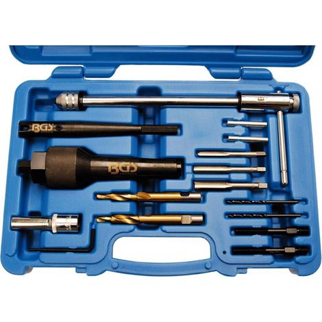 Kit de Réparation Filets et Démontage Bougies de Préchauffe M8 M10 - 17 pcs - Insert Servante d Atelier - Pratique et - D-Work (1/5)