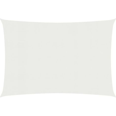 Voile d'ombrage 160 g/m² 2 x 2,5 m PEHD blanc (1/5)