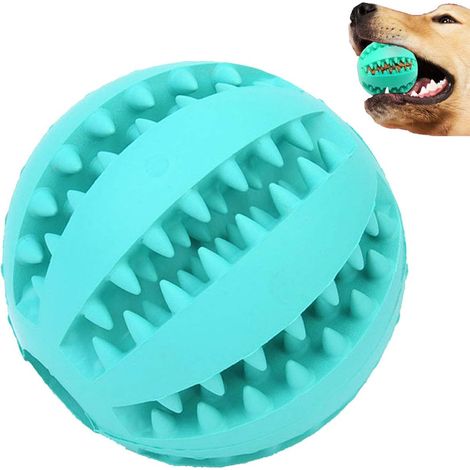 Balle pour chien non toxique résistante à la morsure pour chiot et chat jouet dentaire pour nettoyer les dents
