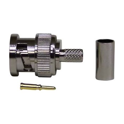 Connecteur BNC mâle droit 50 Ω 1 pcs. (1/2)