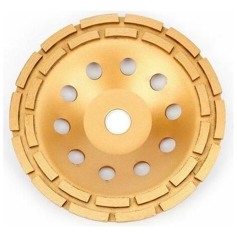 Diamant Meule 230 x 22,2 mm - Turbo Diamant Meule Boisseau pour Béton, Granit, Pierre,1260g (1/5)