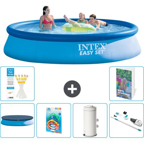 Easy Set Pool Rund - 396x84 cm - 7-teilig S95