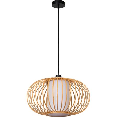 Lampe suspendue Thuline Ø look bois de 45 cm - 05457/45/72 (1/3)