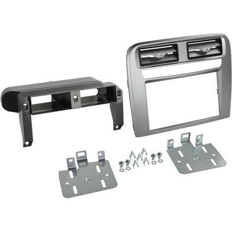 Kit Support Autoradio compatible avec Fiat Grande Punto Anthracite metallique