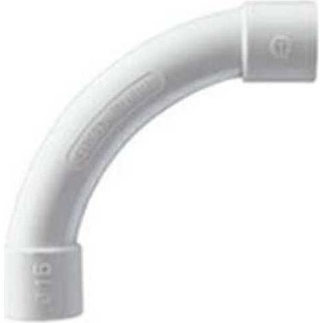 Curva raggio stretto IP40 diametro 16mm GEW30PZDX40116 per canaline