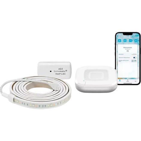 LED-Streifen Homematic-ip starter set lightstrip wasserdicht effizient