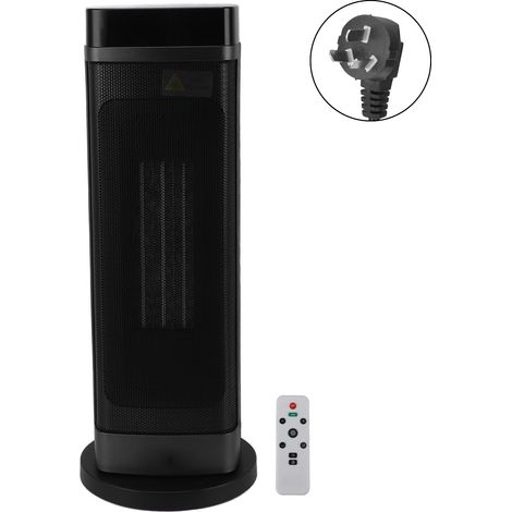 Radiateur électrique tour céramique 1500W avec thermostat, minuterie et télécommande pour maison et bureau, prise AU 220V (1/5)