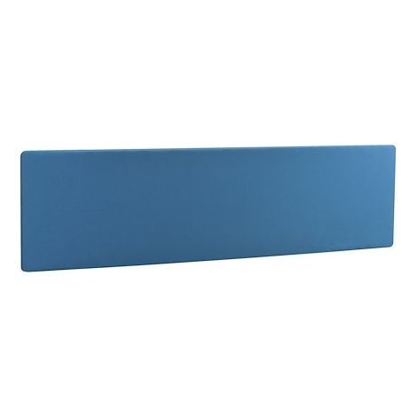 Panneau acoustique bleu L 160 x H 46 cm pour pôle de bureaux Team Line - fixation aluminium (1/3)