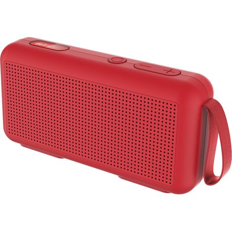 Enceinte Bluetooth - 40 mm Tweeter - Batterie 500 mAh - Lecteur MicroSD - Radio FM - Portable - Blanc Noir Rouge (1/5)