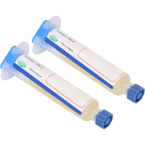 seringues de flux de soudure pour le reballing BGA de cartes de circuits imprimés de téléphones portables et d'ordinateurs (10 ml). (1/5)