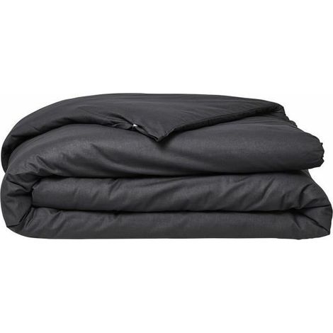 Copripiumino TODAY Essential Nero Antracite 220 x 240 cm (1/3)