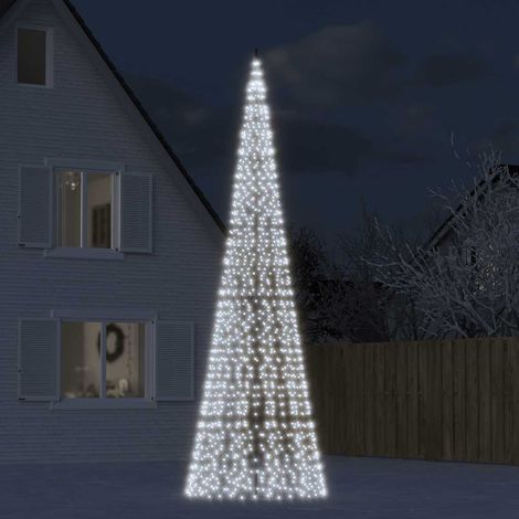 LED-Weihnachtsbaum 1534 LEDs Kaltweiß 500 cm