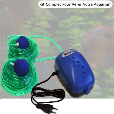 Aérateur Complet Pour Votre Aquarium, Jusqu'à 250 L, Kit Complet (1/5)