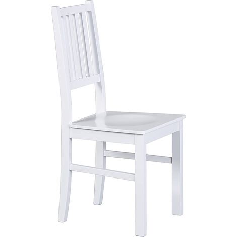SEDIE WESTERLAND SET 2 pezzi 42,5x50x95H STRUTTURA IN FAGGIO MASSELLO FINITURA BIANCO (1/5)