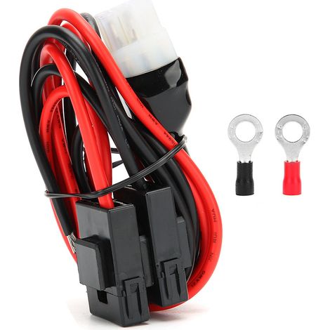 1 m (3,3 ft) Kurzwellen-Autoradio-Stromkabel, kompatibel mit Yaesu FT-857D und FT-897D. (1/5)