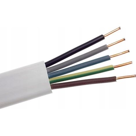 Cavo di installazione YDYp 5x2.5 1m (1/2)