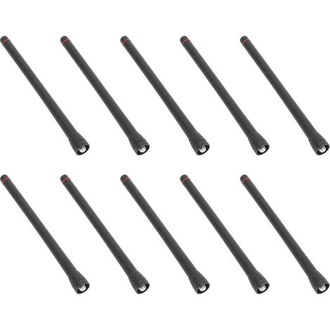 10 antennes VHF courtes FASC55V pour radios talkie-walkie COM ICF3/F11/F14 (1/5)