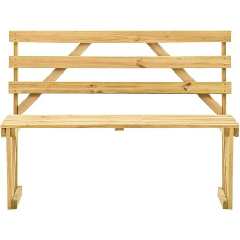 Maison Exclusive - Gartenbank 120 cm Kiefernholz Imprägniert (1/5)