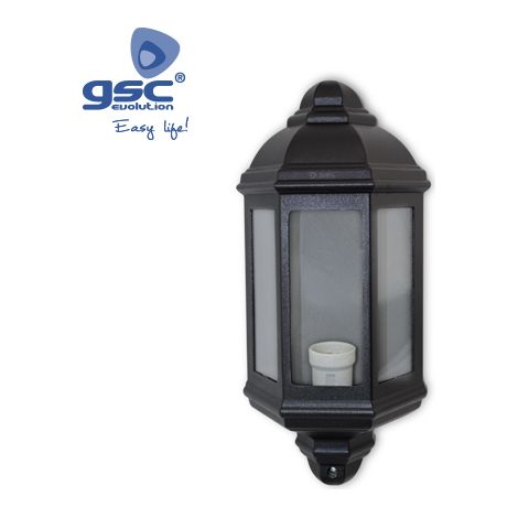 Schwarze Gartenlaterne für Wand Glühwürmchen Serie GSC 000701907