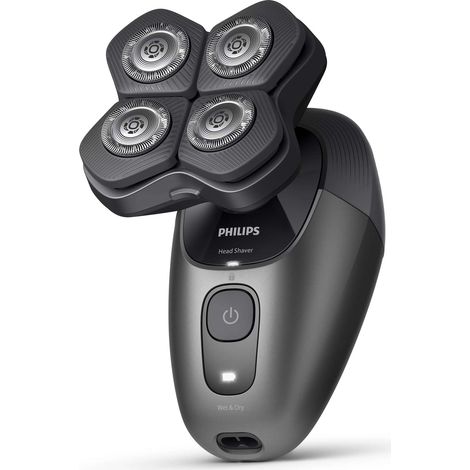 Philips, Rasoio per Testa, Serie 7000 HS7980-15, Pro, Autonomia 90 Minuti, Nero